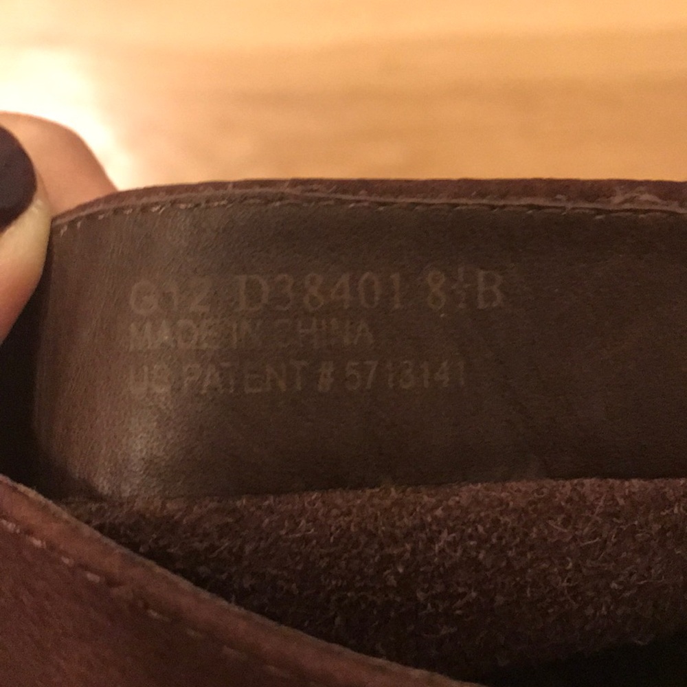 ***SOLD*** Cole Haan Nola Slouch Boots Chestnut Nubuck - Picture 14 of 14